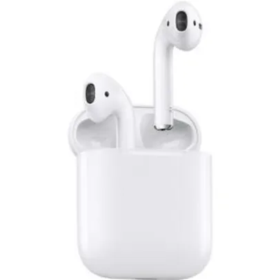 Fone de Ouvido Sem Fio Apple AirPods Intra-Auricular Branco - MMEF2BE/A | R$881