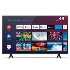 Smart TV LED 43" 4K TCL 43P615 com WiFi, Bluetooth, Google Assistant e Alexa