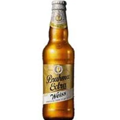 [Extra] Compre 3 Cervejas BRAHMA Extra Weiss Garrafa 355ml por R$1,97 cada 