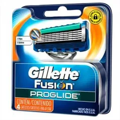 LÂMINA GILLETTE FUSION PROGLIDE C/4 UN [PROMOÇÕES CUMULATIVAS]