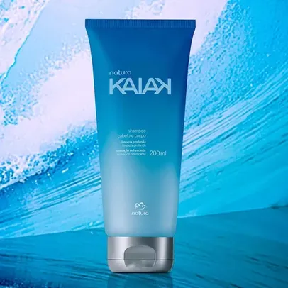 (APP - 40% OFF PROGRESSIVO + 20% CUPOM) Shampoo Cabelo e Corpo Kaiak Masculino