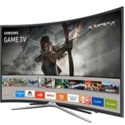 Smart TV LED Tela Curva 40" Samsung 40K6500 - R$1685