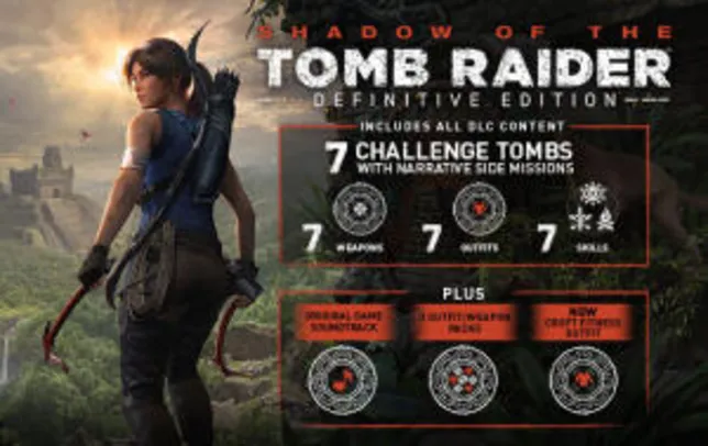 Shadow of the Tomb Raider: Definitive Edition - [PC Steam] - 78% de desconto - R$ 71,07