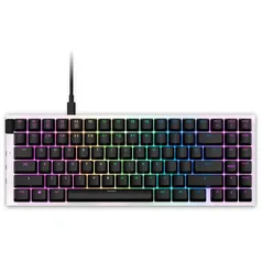 Teclado NZXT Function Mini TKL, RGB, Switch Red, Anti-Ghosting, US, Branco - KB-175US-WR