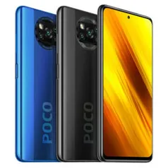 Smartphone Xiaomi Poco X3 NFC 120Hz 64MP quadcamera 64GB+6GB - R$1183