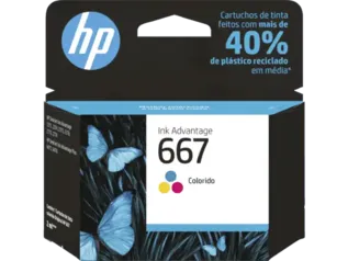 Cartucho de Tinta Hp 29875, 667, 2ml, Tri-Color - 3YM78AB