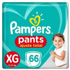 Fralda Pampers Pants Ajuste Total Giga Tamanho Xg 