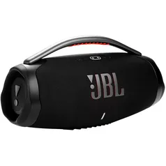 Caixa de Som à Prova D´Água Portátil com Bluetooth Boombox 3 Preta 130W - JBLBOOMBOX3SBLKBR - JBL