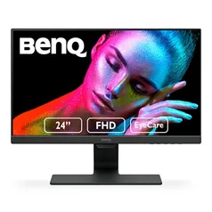 Monitor LED 23.8" Benq Eye Care GW2480, Full HD, Resolução 1920x1080, HDMI, VGA, DisplayPort, Painel