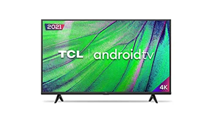 Smart TV LED 43 TCL P615 4K UHD HDR Android com Wi-Fi, Bluetooth e Google Assistant