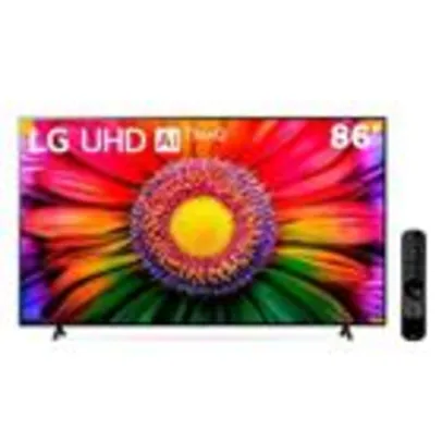 Smart TV 86 Polegadas 4K LG UHD ThinQ AI 86UR8750PSA HDR Bluetooth 3 HDMI