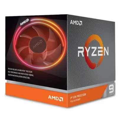 Processador AMD Ryzen 9 3900X Cache 64MB 3.8GHz (4.6GHz Max Turbo) AM4 | R$2480