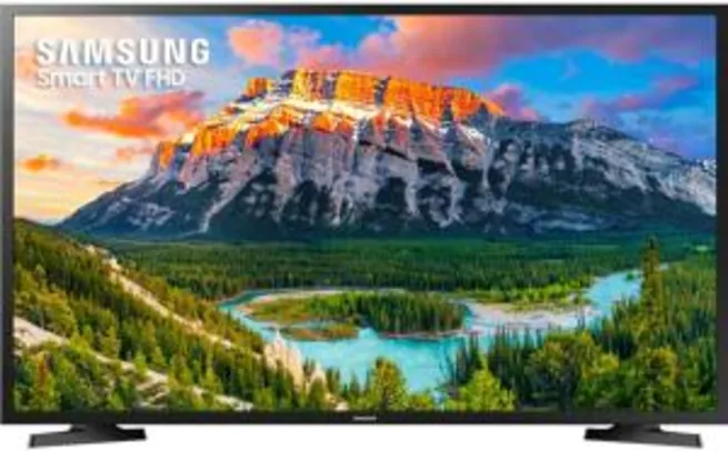 Smart TV LED 43" Samsung 43J5290 Full HD com Conversor Digital R$ 1214