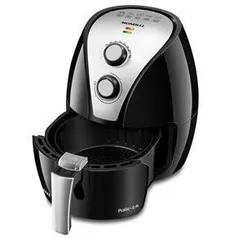 Fritadeira Sem Óleo Air Fryer Mondial AF-20 Pratic Silver 2,4L – Preta e Prata