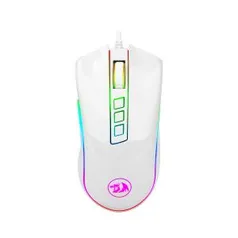 Mouse Gamer Redragon Cobra M711 RGB, 10000 DPI, 7 Botões Programáveis, White | R$129