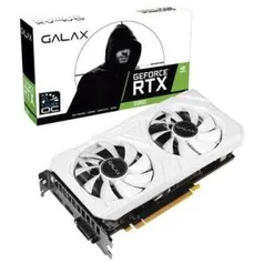 Placa de Vídeo Galax NVIDIA RTX 2060 EX White (1-Click OC) 6GB, GDDR6 - 26NRL7HPY3EW