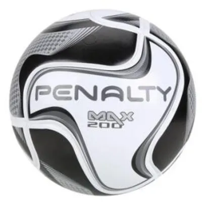 Bola de Futsal Penalty Max 200 All Black - Edição Limitada | R$88
