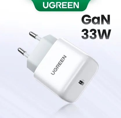 Carregador UGREEN 20W 30W GaN PD Rápido USB Tipo C PD3.0 QC3.0 Carregamento Para iPhone 14 13 12 11