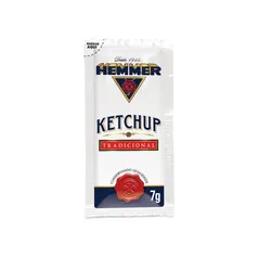 Caixa de Saches ketchup Hemmer 7gr com 197unidades