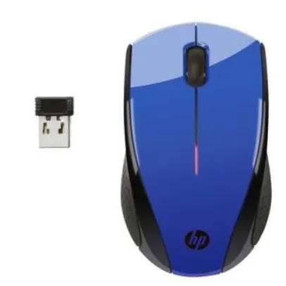 Mouse Sem Fio HP X3000 Azul - R$35,90