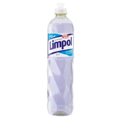 (Comprando 10 unidades) Detergente Limpol Cristal 500ml | R$1,25