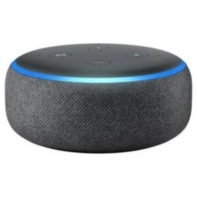 Caixa de Som Amazon Echo Dot Alexa 3ª Geração Preto | R$226