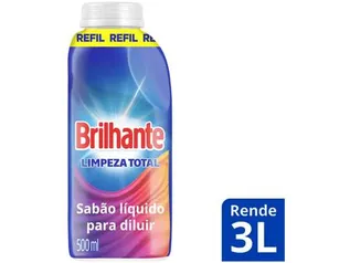 Sabão Líquido Concentrado Brilhante Limpeza Total - Sabão Líquido - Magazine Luiza