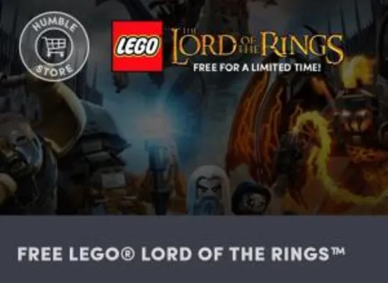 [GRÁTIS] Lego The Lord of the Rings - Humble Bundle - [STEAM]