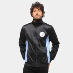 [Opç sem capuz] Jaqueta Manchester City Trilobal Masculina - Preto