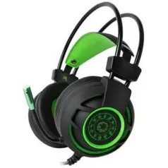 HEADSET GAMER GAMEMAX HG9012 7.1 PRETO/VERDE - R$129