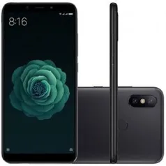 Smartphone Xiaomi MI A2 64GB Versão Global Desbloqueado Preto | R$813