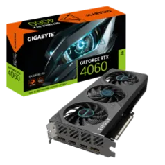 Placa de Vídeo Gigabyte NVIDIA GeForce RTX 4060 EAGLE OC, 8GB, GDDR6, DLSS, Ray Tracing, GV-N4060EAGLE OC-8GD
