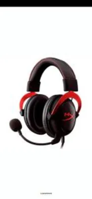 Headset Gamer HyperX Cloud II 7.1 - Preto/Vermelho / R$ 550 À Vista