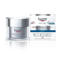 Creme Facial Antirrugas Eucerin Hyaluron-Filler Noite 50g