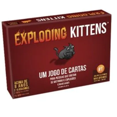 Exploding Kittens - Jogo de Cartas - Galápagos | R$76