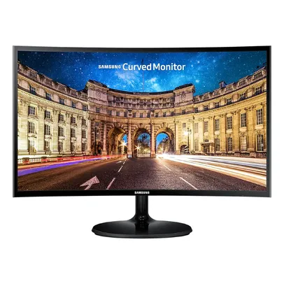 Monitor Curvo Samsung 27; FHD, HDMI, VGA, Freesync, CF390