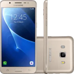 Smartphone Samsung Galaxy J5 Metal Dual Chip Android 6.0 Tela 5.2" 16GB 4G Câmera 13MP - Dourado (1x no cartão)