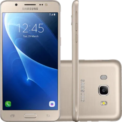Smartphone Samsung Galaxy J5 Metal Dual Chip Android 6.0 Tela 5.2" 16GB 4G Câmera 13MP - Dourado (1x no cartão)