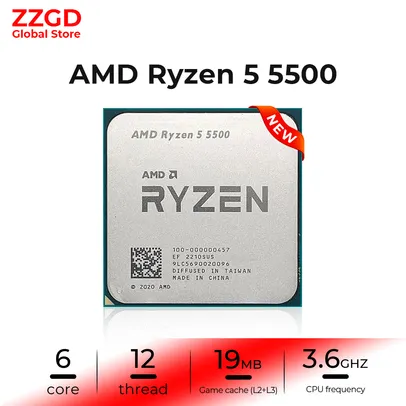 Processador Ryzen 5 5500 NOVO