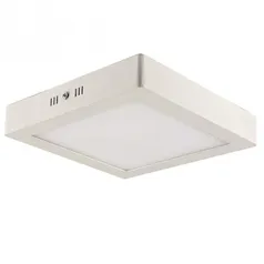 Plafon LED Sobrepor Quadrado 12W Blumenau 6500K Luz Branca