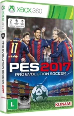Pro Evolution Soccer 2017 (Xbox 360) por R$50