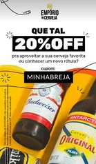 Cupom 20% de desconto no Empório da cerveja