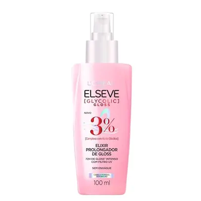 [Rec] L'Oréal Paris Elseve Sérum Capilar Elixir Prolongador de Gloss Glycolic Gloss, 72 Horas de Duração, 100ml