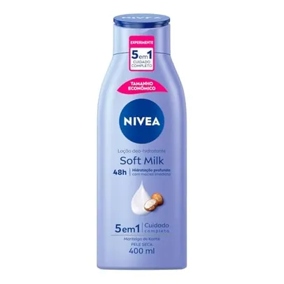 NIVEA Loção Hidratante Desodorante Soft Milk 400ml - BlackFriday