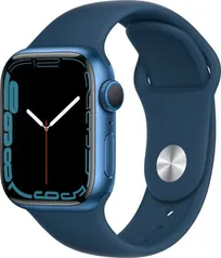 Apple Watch Series 7 45 Mm  Gps - Caixa Azul De Alumínio