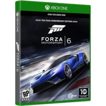 [Americanas] Game Forza Motorsport 6 - Xbox One por R$ 63