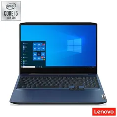 Notebook Gamer Lenovo 3i Core i5 8GB 256GB SSD Tela de 15,6" IdeaPad Gaming 