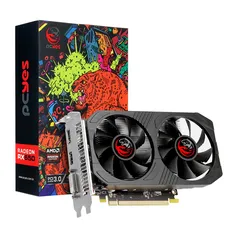 Placa De Vídeo Pcyes AMD Radeon RX550 4GB GDDR5 128 Bits Dual-Fan Graf