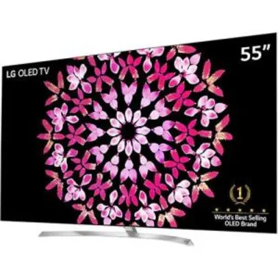 Smart TV OLED 55" LG OLED55B7P Ultra HD 4K 3 USB 4 HDMI Som Dolby Atmos - R$ 5062