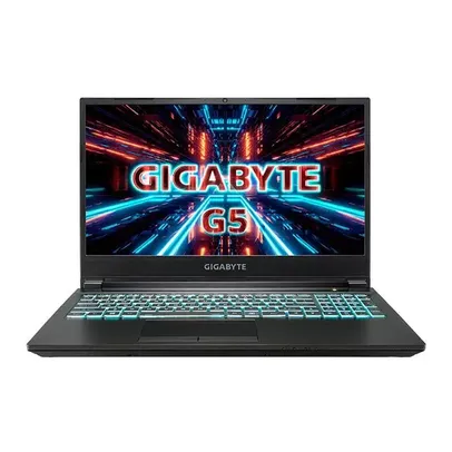 Notebook Gamer Gigabyte G5 KD, Intel i5-11400H, 15.6, FHD 144Hz, 16GB DDR4, SSD 512GB M.2, RTX 3060 6GB, KD-52BR123SD